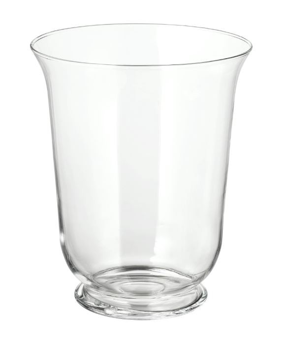 Váza sklená 28cm - 3€